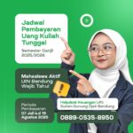 Jadwal Pembayaran UKT Mahasiswa Aktif UIN Sunan Gunung Djati Bandung Semester Ganjil 2025/2026. Wajib Tahu!
