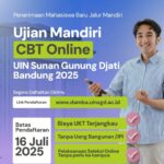 Masih Dibuka! 3 Alasan Daftar Jalur Mandiri CBT UIN Bandung Sebelum 16 Juli 2025