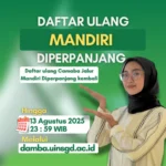 Pendaftaran Ulang Jalur Mandiri UIN Sunan Gunung Djati Bandung Diperpanjang Hingga 13 Agustus 2025