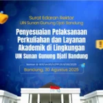 UIN Sunan Gunung Djati Bandung Terapkan Perkuliahan Daring Sepekan Awal Semester Ganjil 2025/2026