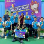 Selamat! Kontingen Bulutangkis Kemenag Raih Medali di Kejuaraan HUT Ke-54 KORPRI